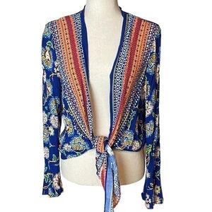 Anthropologie Fig and Flower Boho kimono Size XL